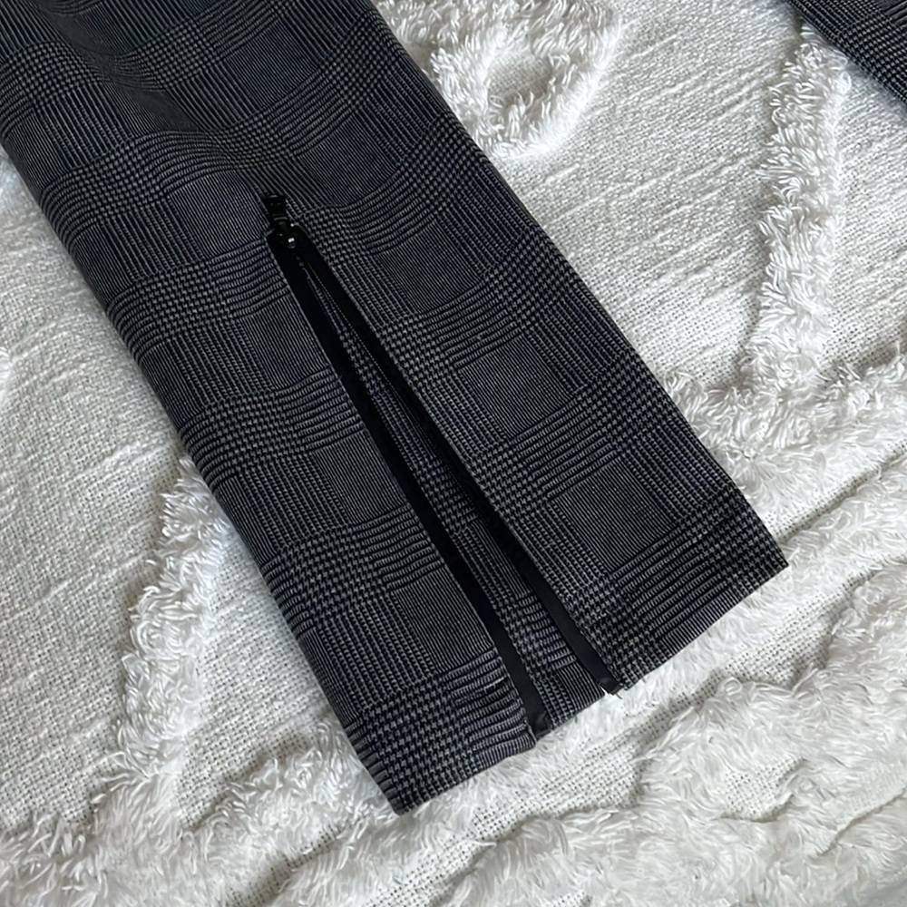 Karl Lagerfeld Paris Womens Houndstooth Pull-On Skinny Pants Trousers Medium - Picture 7 of 14